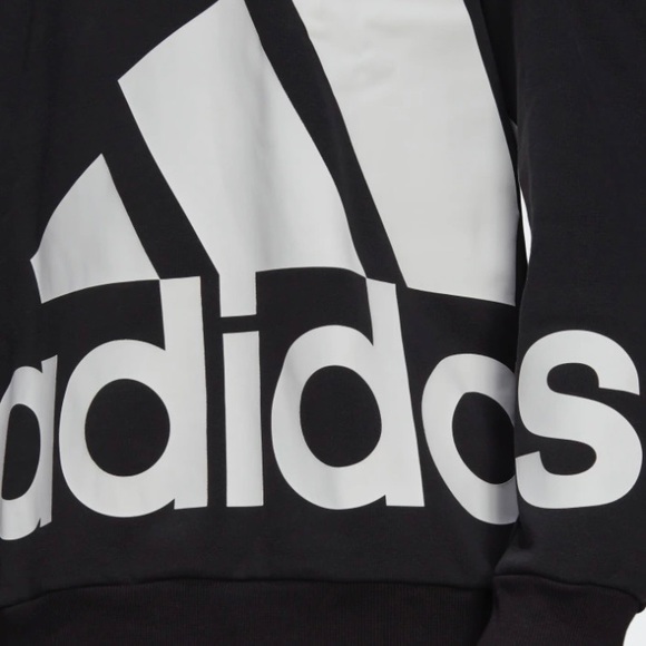 Adidas ESSENTIALS GIANT LOGO FLEECE HOODIE Size M - Picture 6 of 6